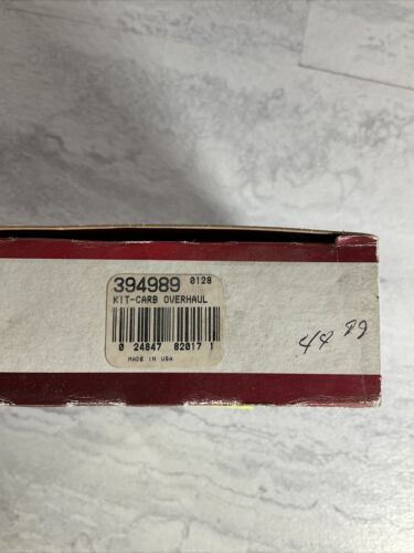 OEM NOS Briggs & Stratton 394989 Carburetor Overhaul Kit (6922746298551)